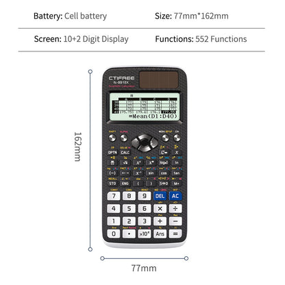 Leyixin Tec FX-991EX Scientific Calculator with 552 Functions