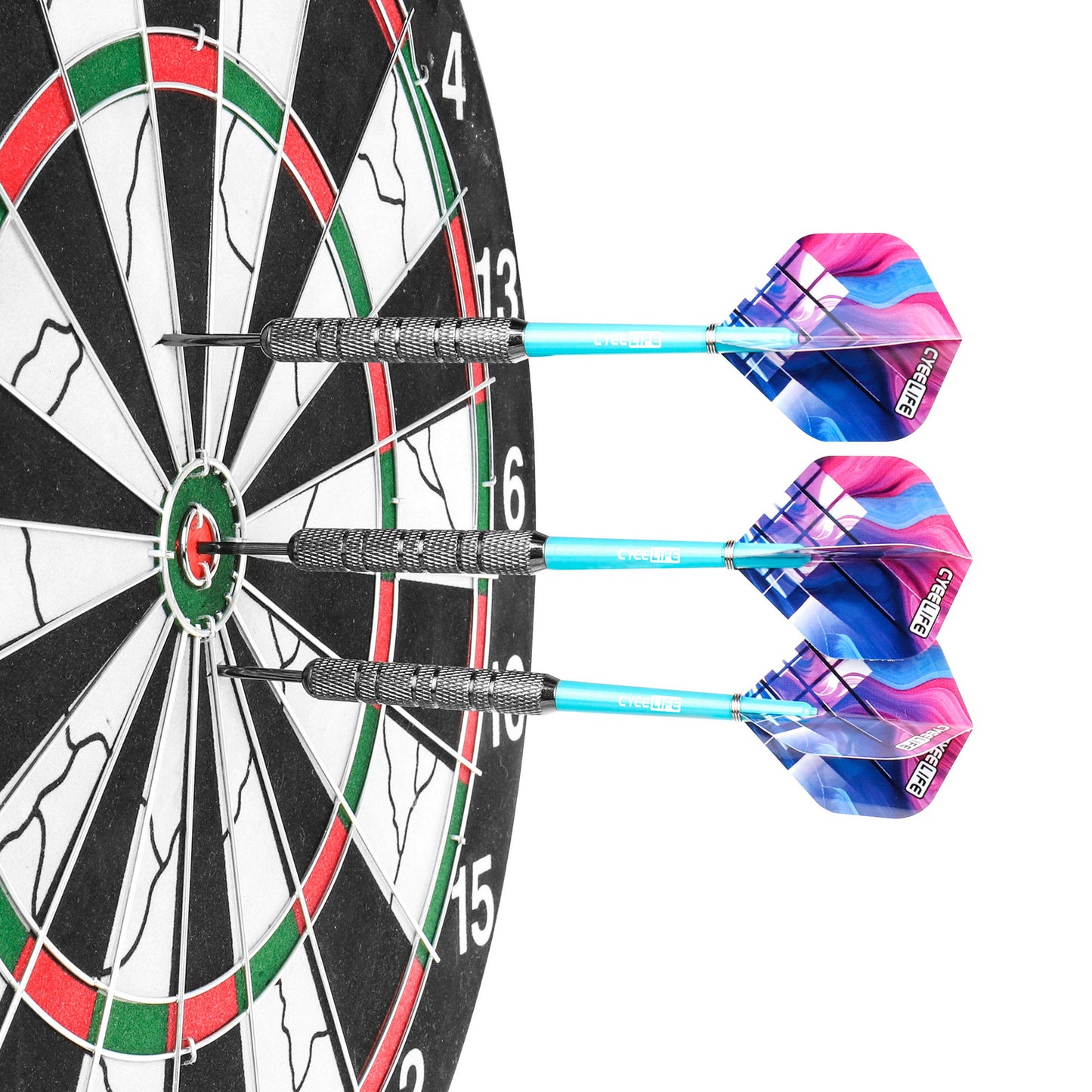 CyeeLife CyeeLife 3-Piece 20g Steel Tip Dart Set with PET Flights