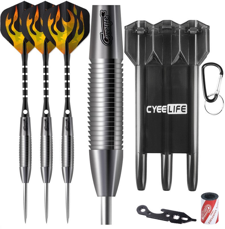 CyeeLife CyeeLife 23g/26g 90% Tungsten Standard Barrel Steel Tip Dart Set (2BA)