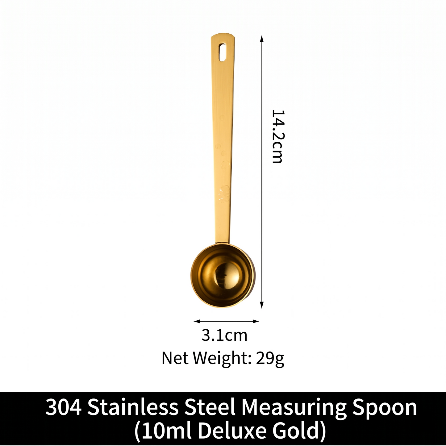 Peijun 304 stainless steel measuring spoon