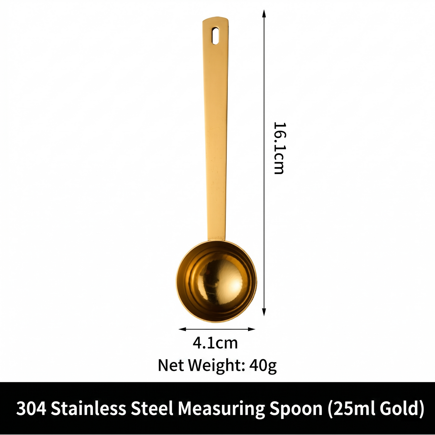 Peijun 304 stainless steel measuring spoon