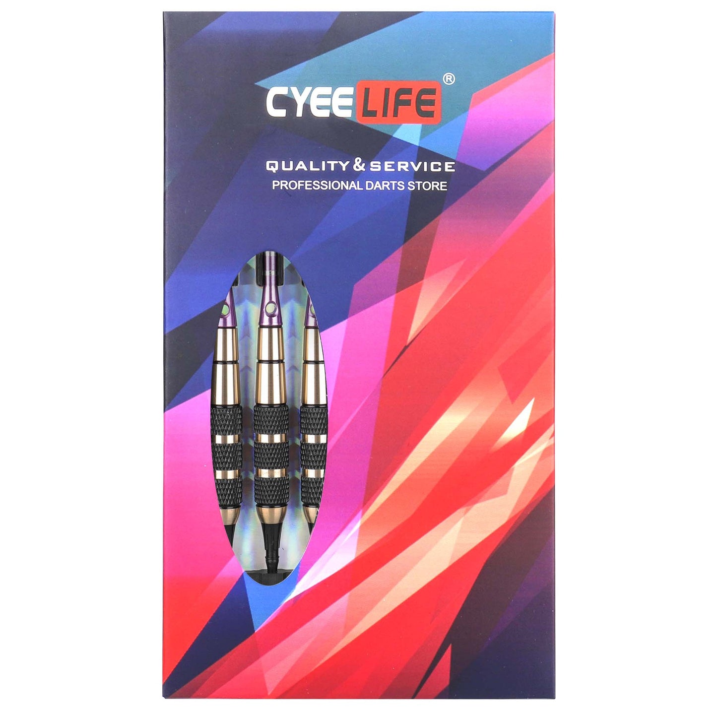 CyeeLife CyeeLife 3-Piece 18g Brass Soft Tip Dart Set with Accessories