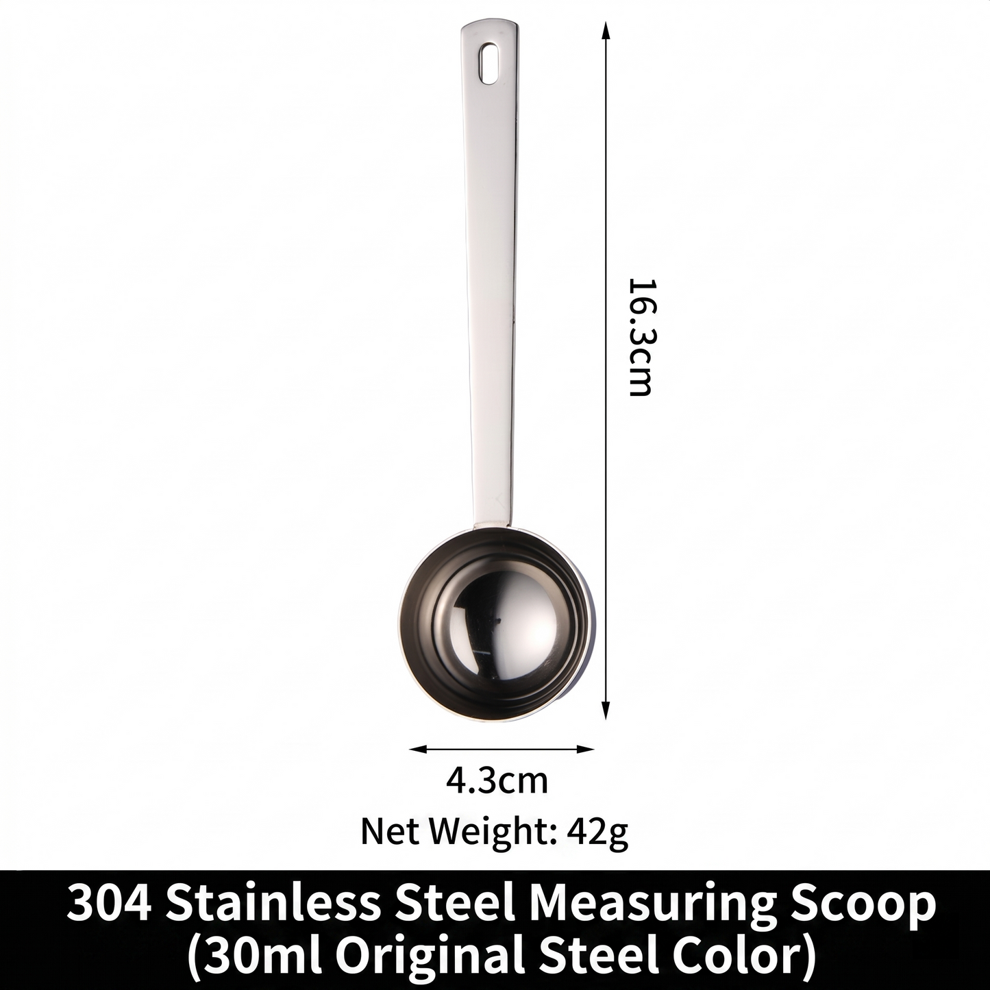 Peijun 304 stainless steel measuring spoon