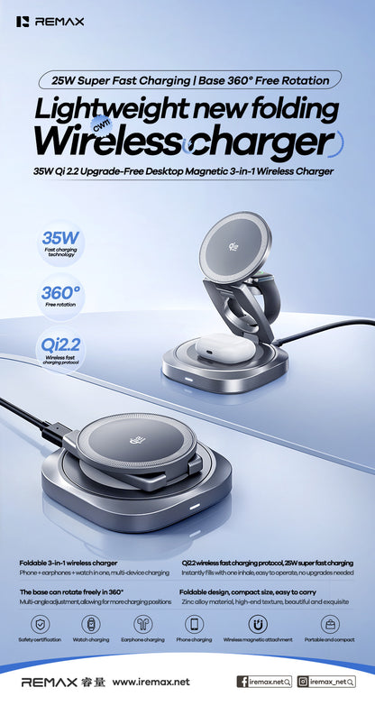 Remax REMAX 35W Wireless Charging Stand
