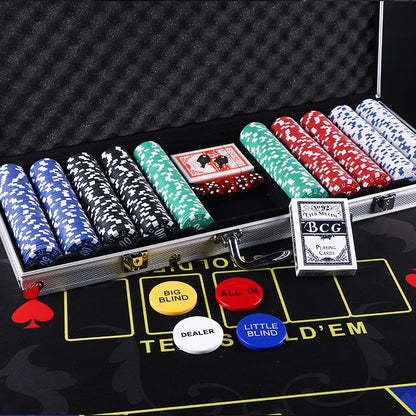 Yunan 500-Piece Poker Chip Set