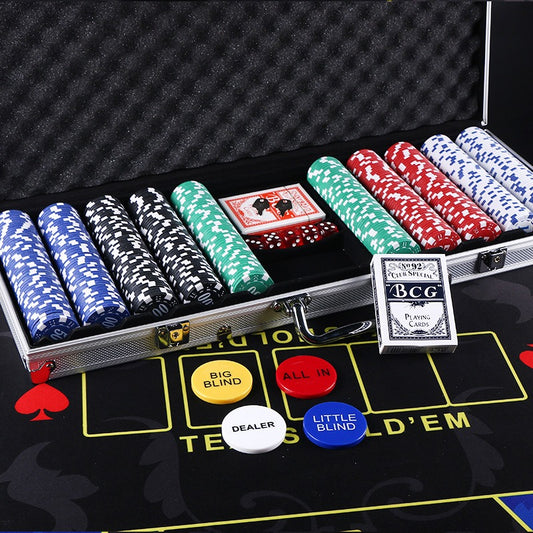 Yunan 500-Piece Poker Chip Set