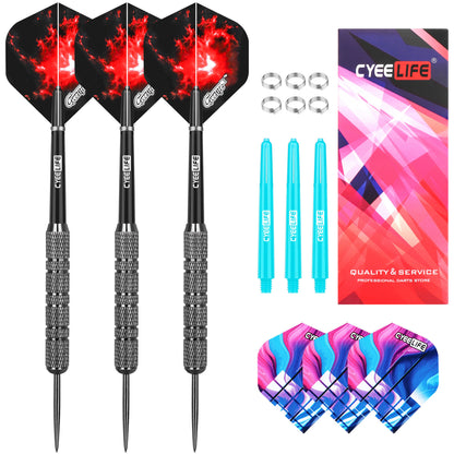 CyeeLife CyeeLife 3-Piece 20g Steel Tip Dart Set with PET Flights