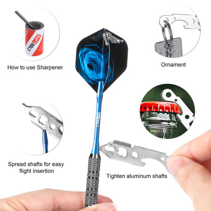 CyeeLife CyeeLife 3-Piece 90% Tungsten Steel Tip Dart Set with Case (2BA)