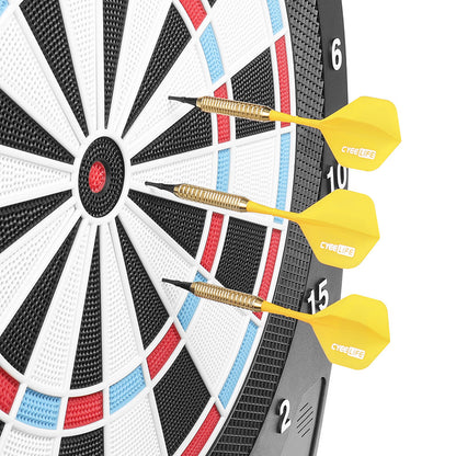CyeeLife CyeeLife 3-Piece 17g Brass Soft Tip Dart Set with Integrated Flights