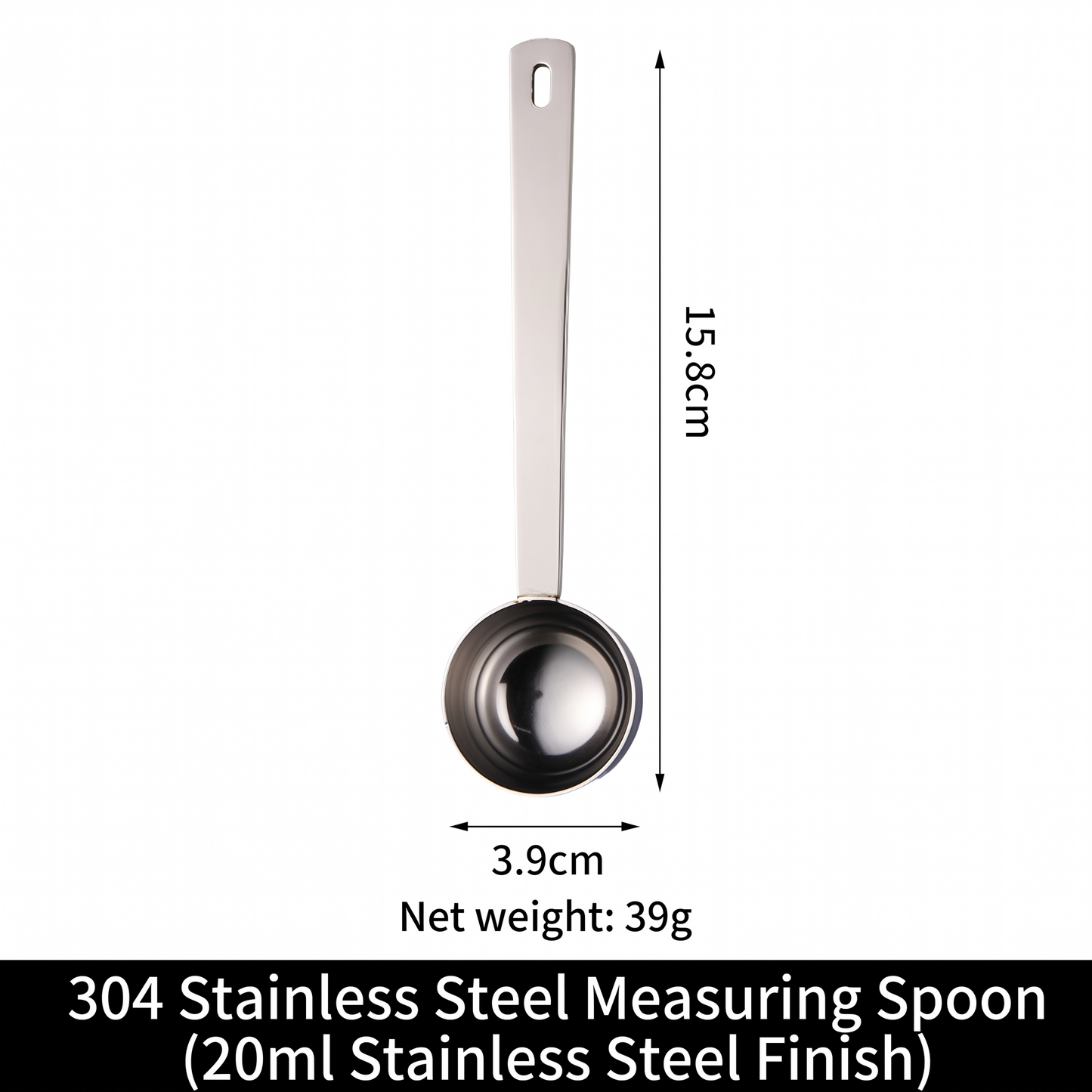 Peijun 304 stainless steel measuring spoon