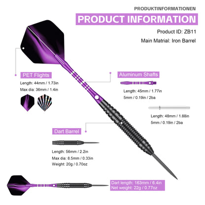 CyeeLife CyeeLife 3-Piece Dart Set with Case