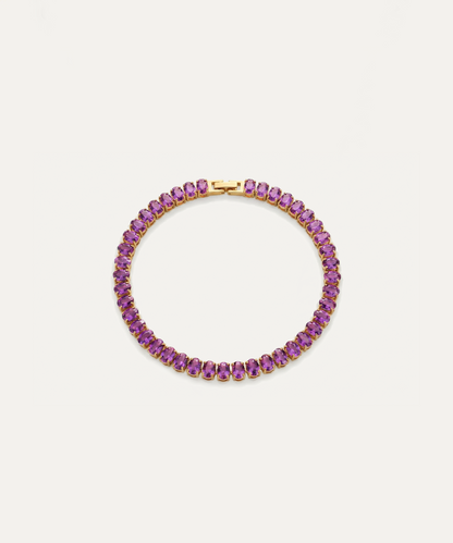 Chroma Purple Tennis Bracelet