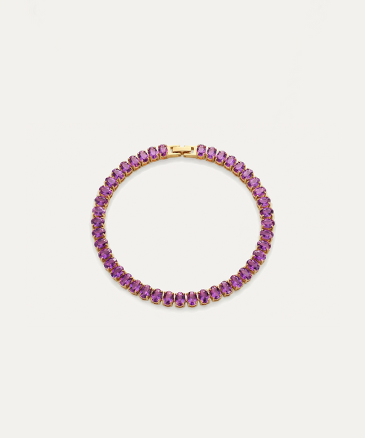 Chroma Purple Tennis Bracelet