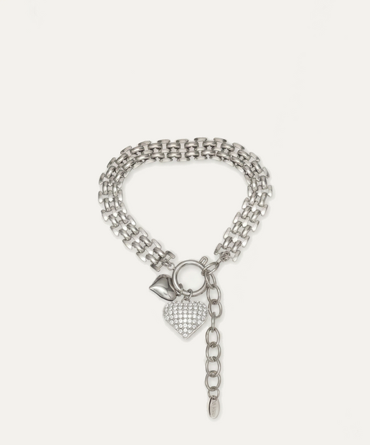 Corflune Silver Watchband Bracelet