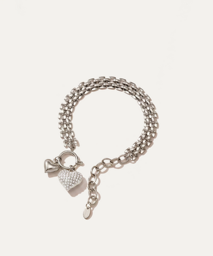 Corflune Silver Watchband Bracelet