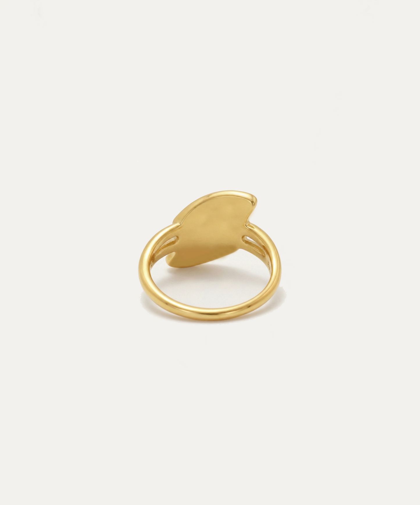 Gilded Gold Petal Ring