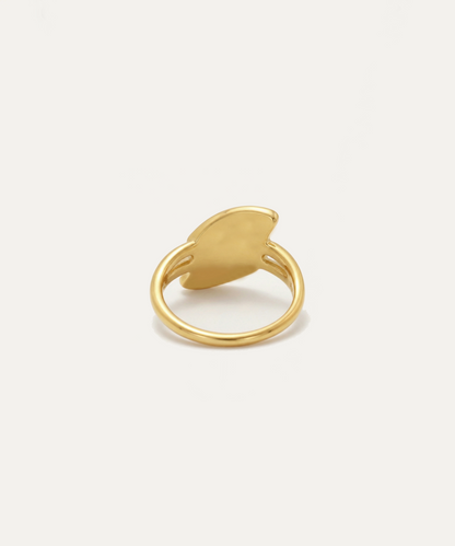 Gilded Gold Petal Ring