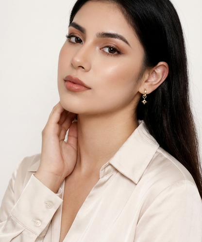 Celeste Star Dangle Huggies