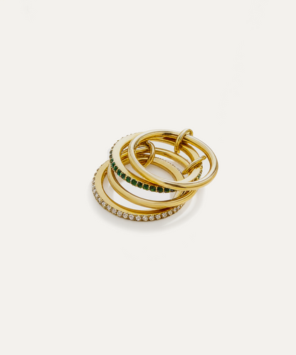 Tessera Gold Multi-Band Ring