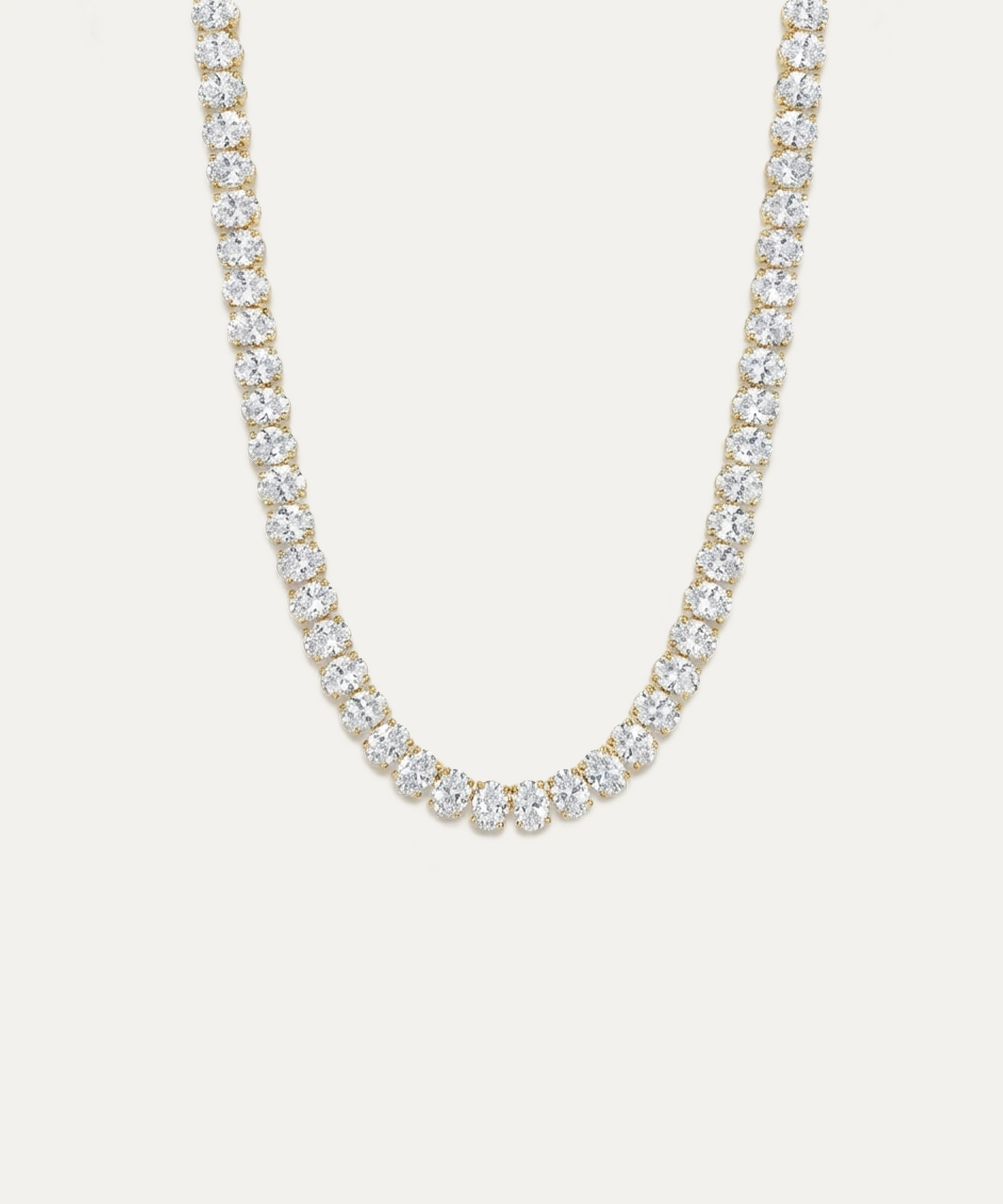 Chroma Clear Tennis Necklace