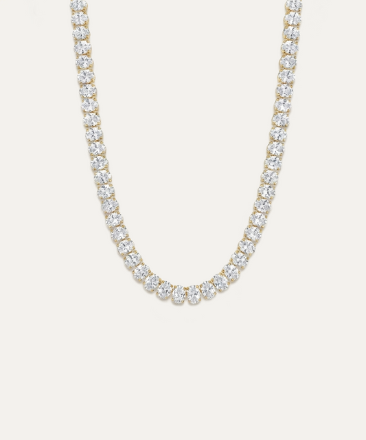 Chroma Clear Tennis Necklace