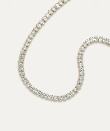 Chroma Clear Tennis Necklace