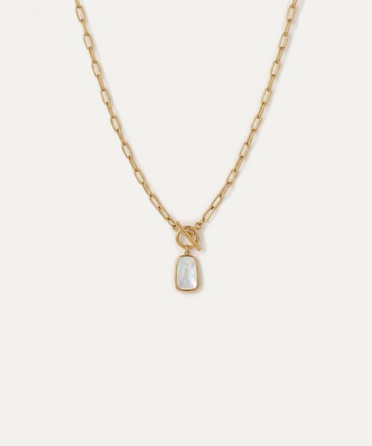 Lumina Gold Toggle Pendant Necklace