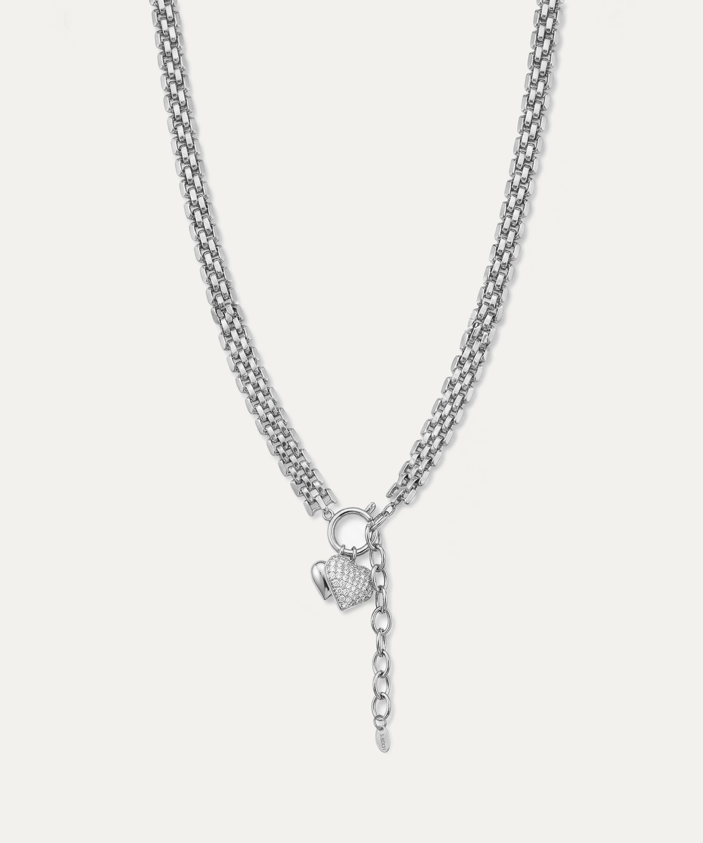 Corflune Silver Mesh Necklace