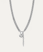 Corflune Silver Mesh Necklace