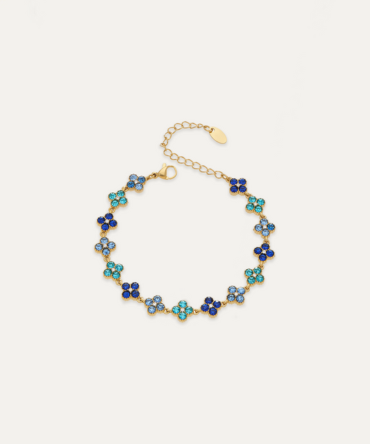 Azure Flora Bracelet