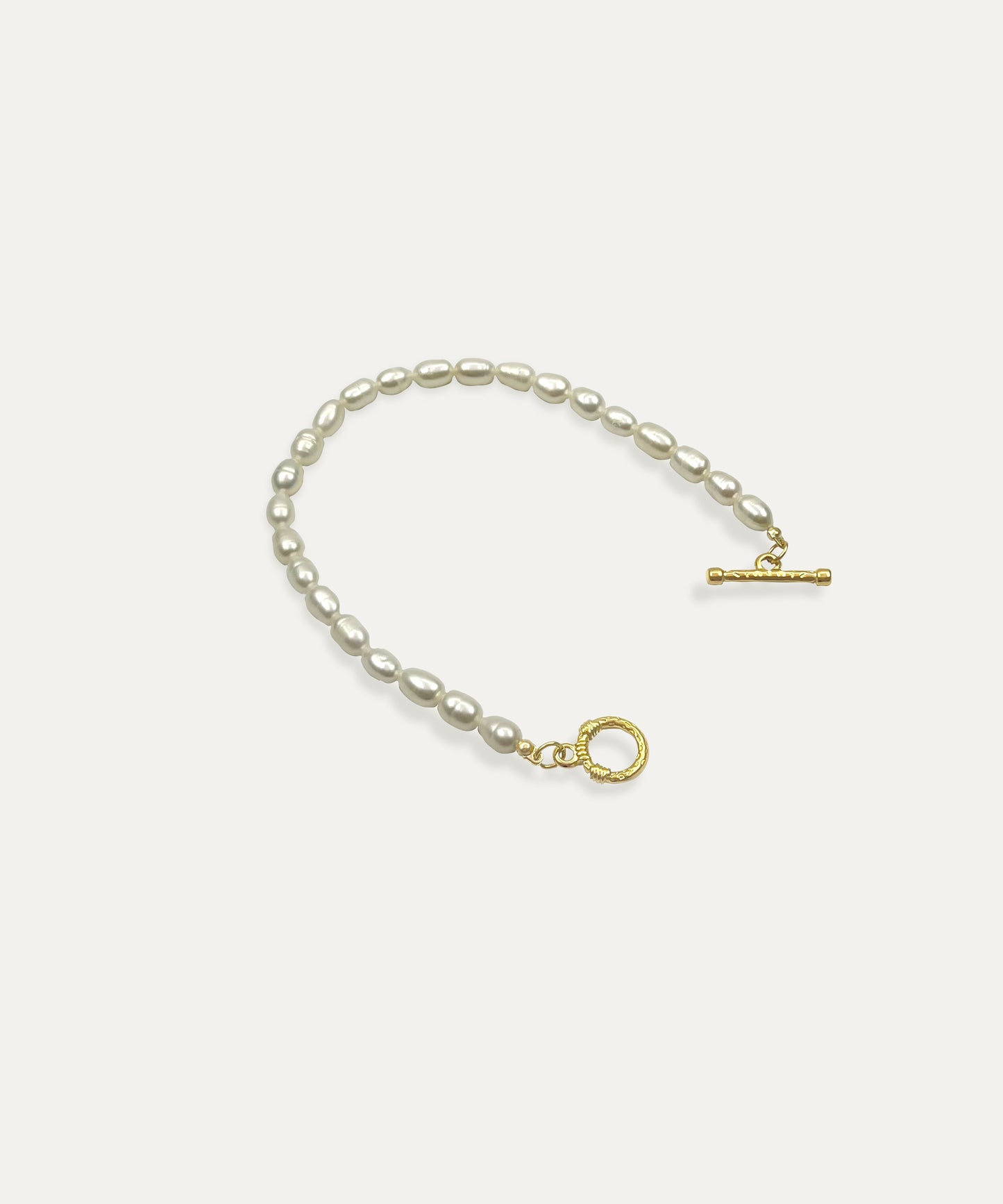 Ariel Pearl & Gold Bracelet