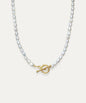 Ariel Pearl & Gold Necklace