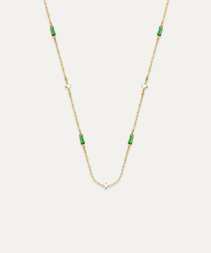 Arlo Gold Baguette Link Necklace