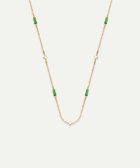 Arlo Gold Baguette Link Necklace
