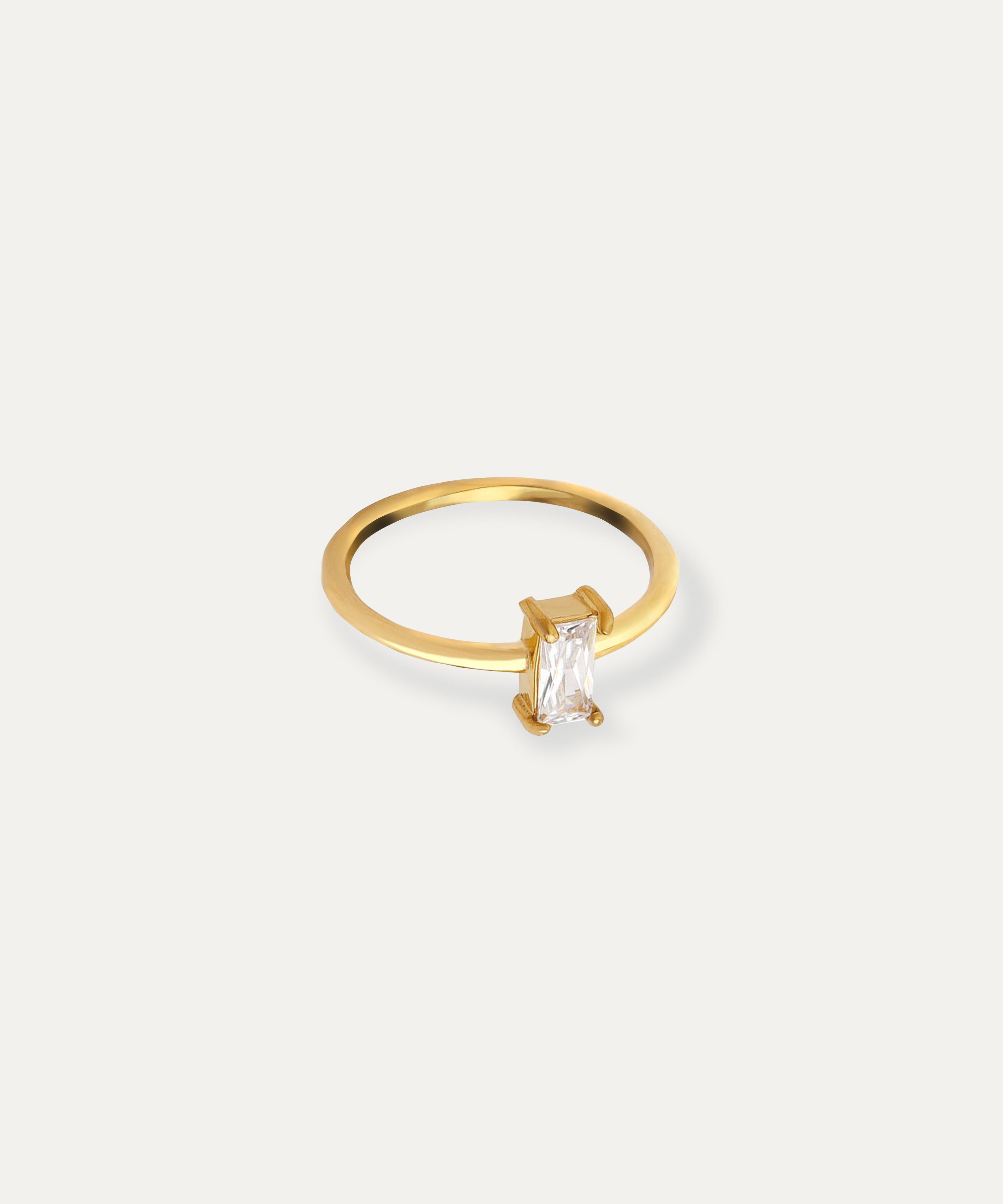 Bella Baguette Stacking Ring