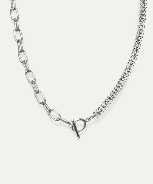 Blair Silver Baguette Chain Necklace