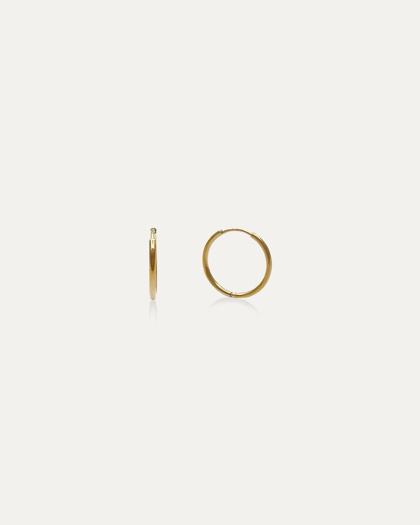 Classic Tiny Gold Hoops