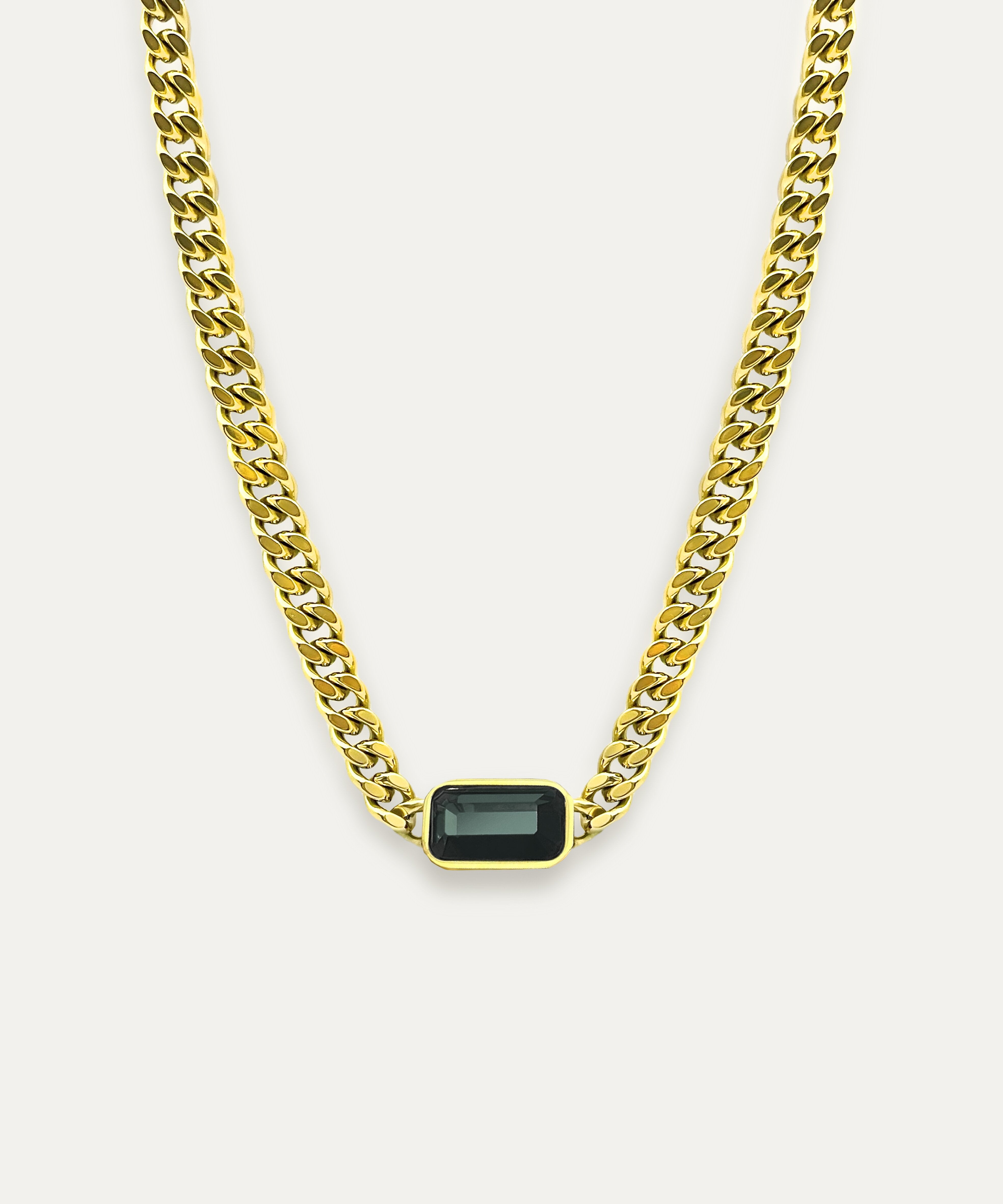 Cody Bezel Chain Necklace