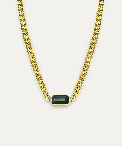 Cody Bezel Chain Necklace