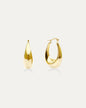 Dewdrop Chunky Gold Hoops Small