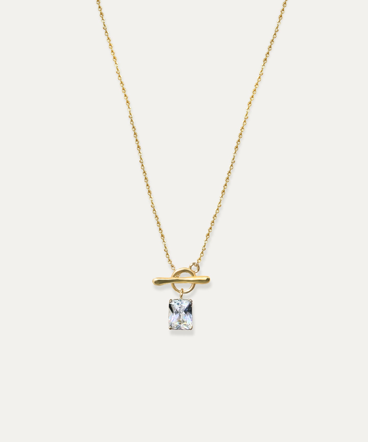 Eve Gem Toggle Necklace