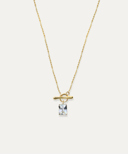 Eve Gem Toggle Necklace