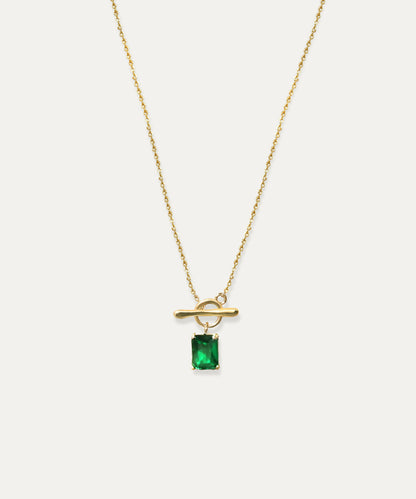 Eve Gem Toggle Necklace