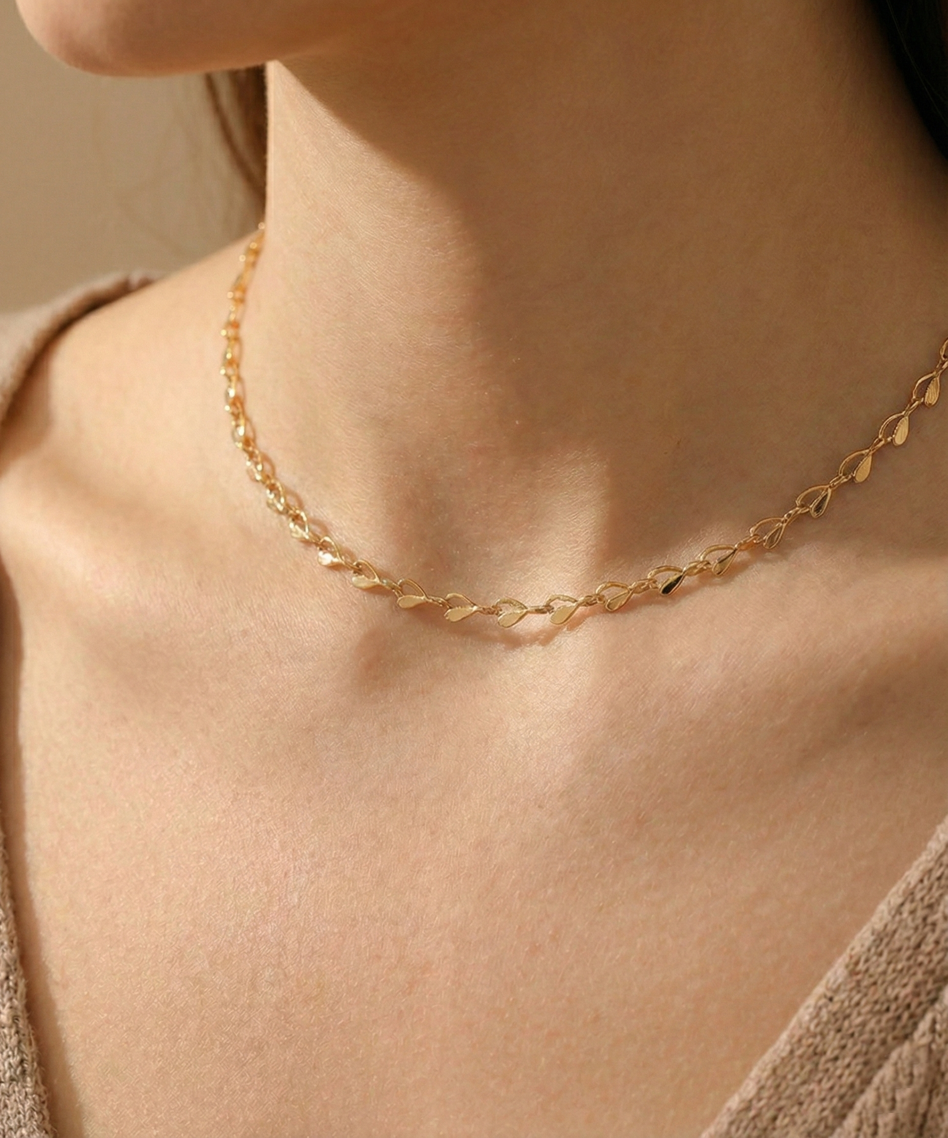 Amour Gold Chain Necklace