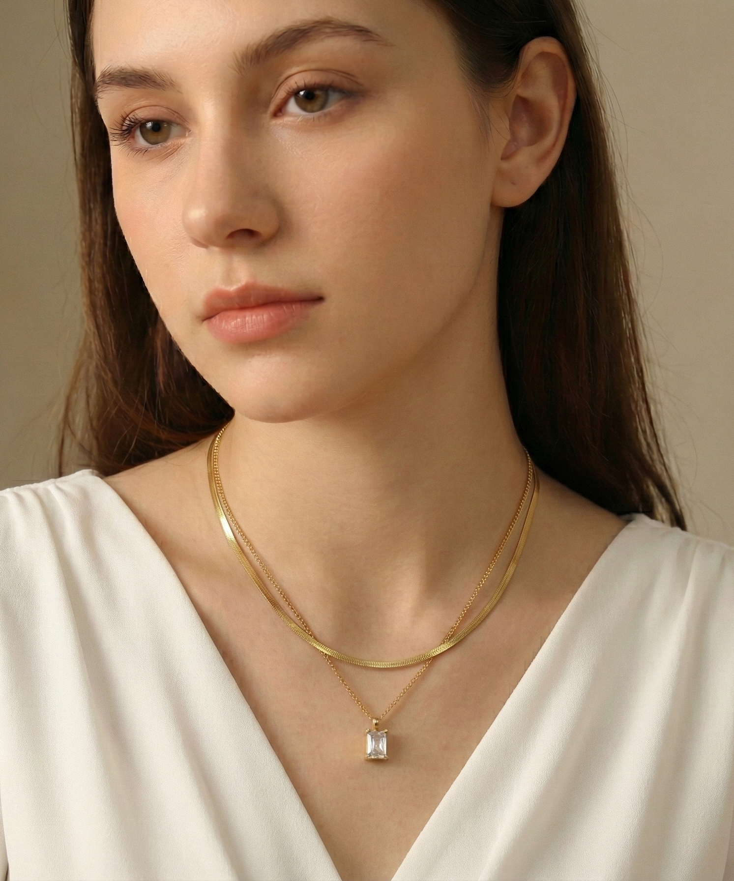 Mona Gold Layering Necklace