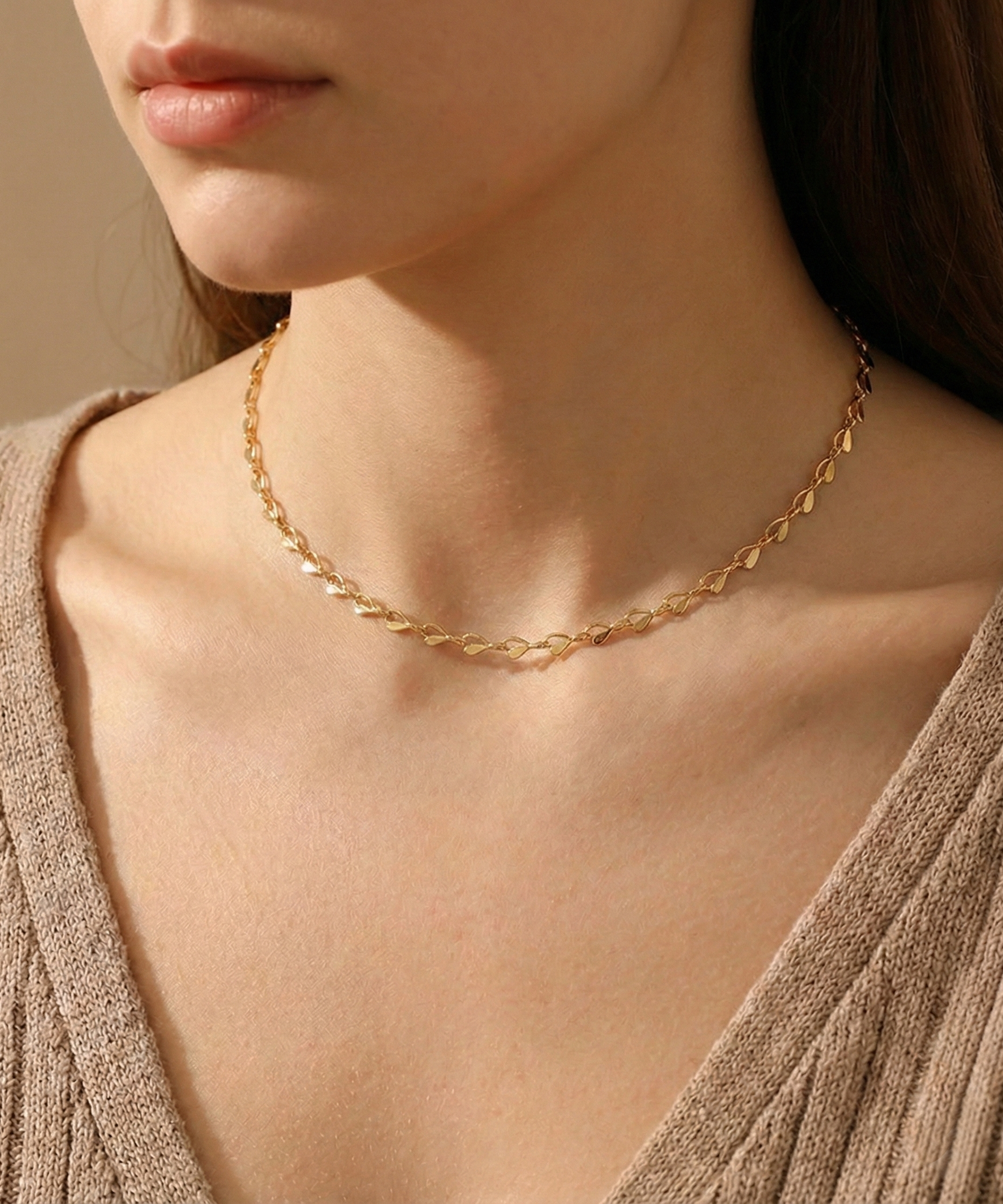 Amour Gold Chain Necklace