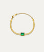 Kaia Emerald Cut Crystal Bracelet