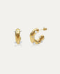 Lex Pearl Studded Hoops