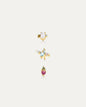 Pisces Colorful Gems Earring Set