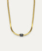 Rhea Emerald Cut Crystal Necklace